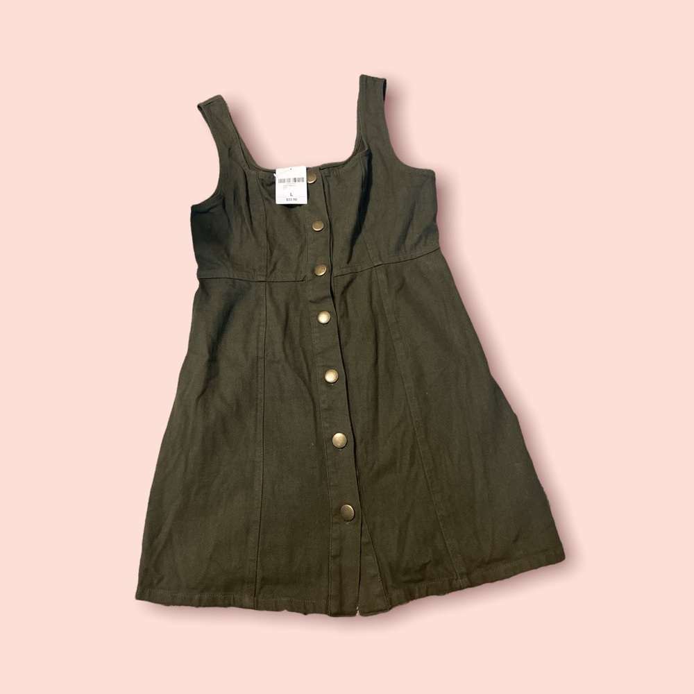 Forever 21 dark green dress